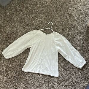 White long sleeve shirt